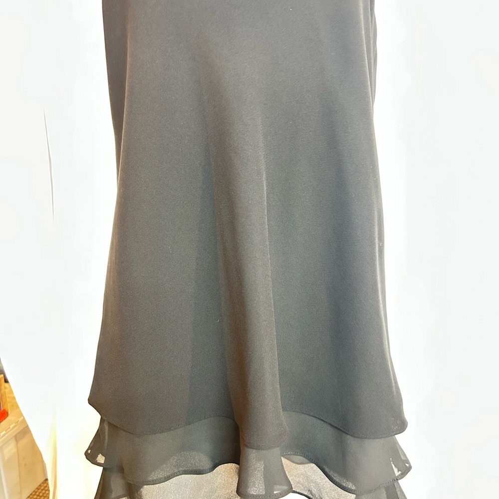 Elegant Black Layered Skirt